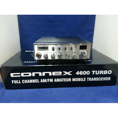 Connex CX-4600 Turbo HP 10 Meter Ham Mobile Radio AM, FM, PRO TUNED &