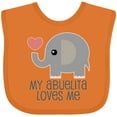 thumbnail image 3 of Inktastic My Abuelita Loves Me Grandchild Boys or Girls Baby Bib, 3 of 4