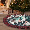 thumbnail image 5 of Kdxio Cute Poodle Dog Print Christmas Tree Skirt Christmas Xmas Tree Skirts Mat for New Year Holiday Christmas Party Decorations-30", 5 of 6