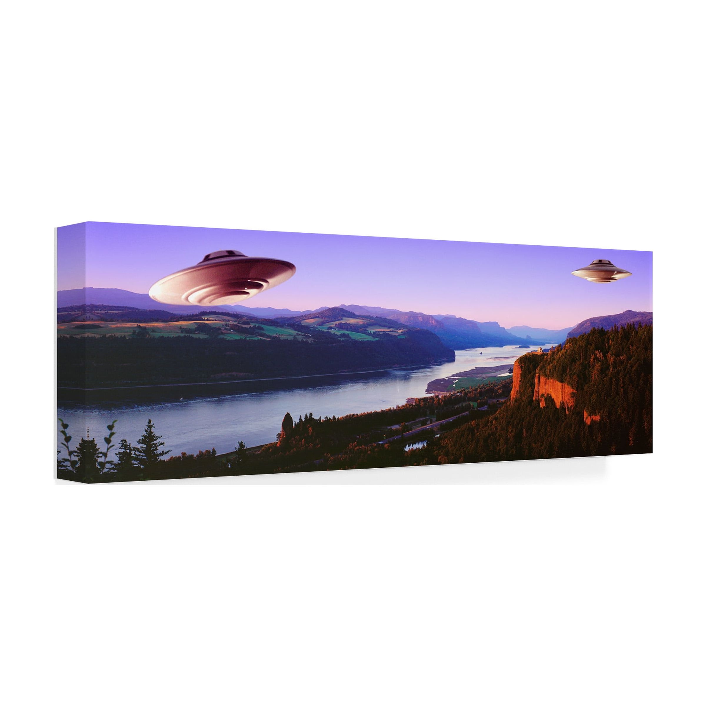 Trademark Fine Art 'Flying Saucers' Canvas Art by Joe Felzman Photography