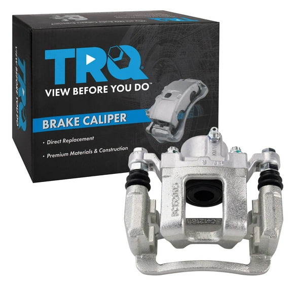 TRQ Rear Right Brake Caliper w/Bracket Passenger Side Compatible with 2011-2015 Hyundai Sonata Kia Optima