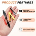 thumbnail image 3 of Uxcell 2 Set 55mm/2 Inch Mini Propellers, Special Props for 720 Hollow Cup Motor RC Aircraft Lightweight Drones Mini Quadcopter Accessories, Black, 3 of 7