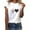 A, variant on Tiqkatyck Women Summer Tops Clearance, Women's Fashion Loose Short Sleeve Heart Print T-Shirt Casual O-Neck T Shirts for Women L