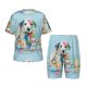 thumbnail image 1 of Balery A Funny Little Dalmatian Puppy Conjunto de Pijama Infantil de Manga Corta con Estampado – Ropa de Dormir de Algodón Suave-X-Large, 1 of 6