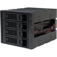 thumbnail image 1 of Rosewill Caja Para Unidad De Disco Duro Sataiii/Sas De Intercambio En Caliente De 3 X 5,25 Pulgadas A 4 X 3,5 Pulgadas - Negro (Rsv-Sata-Cage-34), 1 of 5