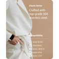 thumbnail image 3 of Correa Fullmosa Metal para Apple Watch, 42 mm, serie 10, oro rosa, 3 of 7