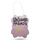 thumbnail image 3 of Signo de bienvenida Decorativo Decorativo Rústico Puerta Puerta Puerta Puerta Puerta Colgante Placa Oficinas Jardín Yarda Decoración Artesanía Hogar Rosa Inevent HA028177-01B, 3 of 7