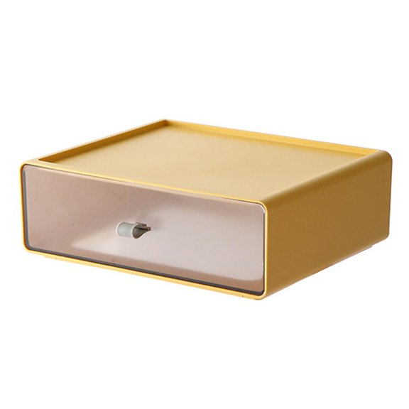 HILOGEL Desktop Storage Box Stackable Organizer Multifunctional Cosmetic Sundries Shelf Rack Jewelry for Case Container