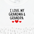 thumbnail image 4 of Inktastic I Love My Grandma and Grandpa Girls Baby Dress, 4 of 5