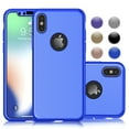 thumbnail image 1 of Cases for Apple iPhone XS Max / iPhone XS / iPhone XR / iPhone X, Ultra Thin Hard Slim Case Full Protective With Tempered Glass Screen Protector Case Cover -Red, 1 of 4