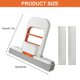 thumbnail image 3 of Household Desktop Wet And Dry Water Mini Handheld Mop Hand Washing Cleaning Indoor Double-use Small Cotton Mop Orange, 3 of 4