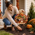 thumbnail image 6 of Thanksgiving Fall Garden Stake Lights, 16 Inch Autumn Turkey Pathway Stake, Waterproof Outdoor Yard Ground Stake, Halloween Decorations for Outdoor Lawn Patio Fence, 6 of 6
