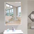 thumbnail image 3 of Soporte de pared para espejo oso de fresa con 4 juegos de pasadores y tornillos plateado, 3 of 5