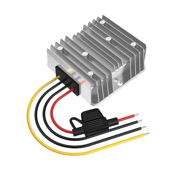 12V to 24V DC Step Up Converter 15A 360W | Waterproof DC to DC Boost Converter | with Fuse for Safe Power | for Golf Cart, Truck, Car, Boat, LED, Sol