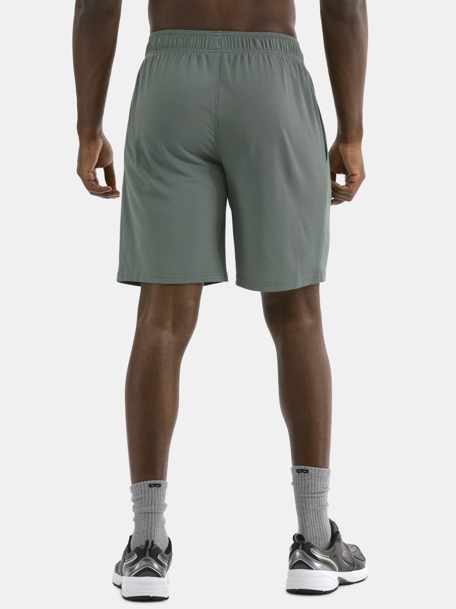 Athletic Works Men's and Big Men's Active Mesh Shorts, 9" Inseam, Sizes XS-5XB