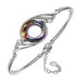 thumbnail image 2 of Crystal Peacock Gradient Bracelets Creative Colorful Jewelry Gift para mujeres mamá Wmkox8yi sjalhkljlk1508, 2 of 5
