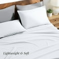 thumbnail image 4 of Ivy Union Microfiber Sheet Set - 3-Pieces - Breathable - Deep Pocket, Twin XL, White, 4 of 10