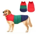 thumbnail image 1 of Colorful Dog Coat, Reversible Dog Winter Jacket Warm Pet Vest, Waterproof Dog Cold Weather Clothes Puppy Apparel for Small Medium Large Dogs, 1 of 7