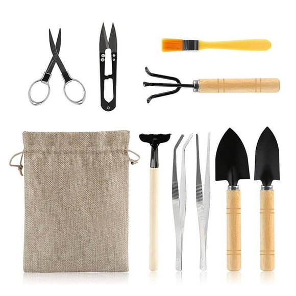 Ensemble d'Outils de Jardin 9 Pcs/set Non-Périssable Anti-Rouille Imperméable Multi-Pièces Pelle Ciseaux Ensemble d'Outils pour Jardin