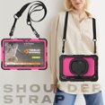 thumbnail image 7 of for Samsung Galaxy Tab S8/S7 Case 11 inch, 360 Rotating Shockproof Cover with Stand, Handle, Shoulder Strap (SM-X700/SM-T870), Rose Panel, 7 of 7