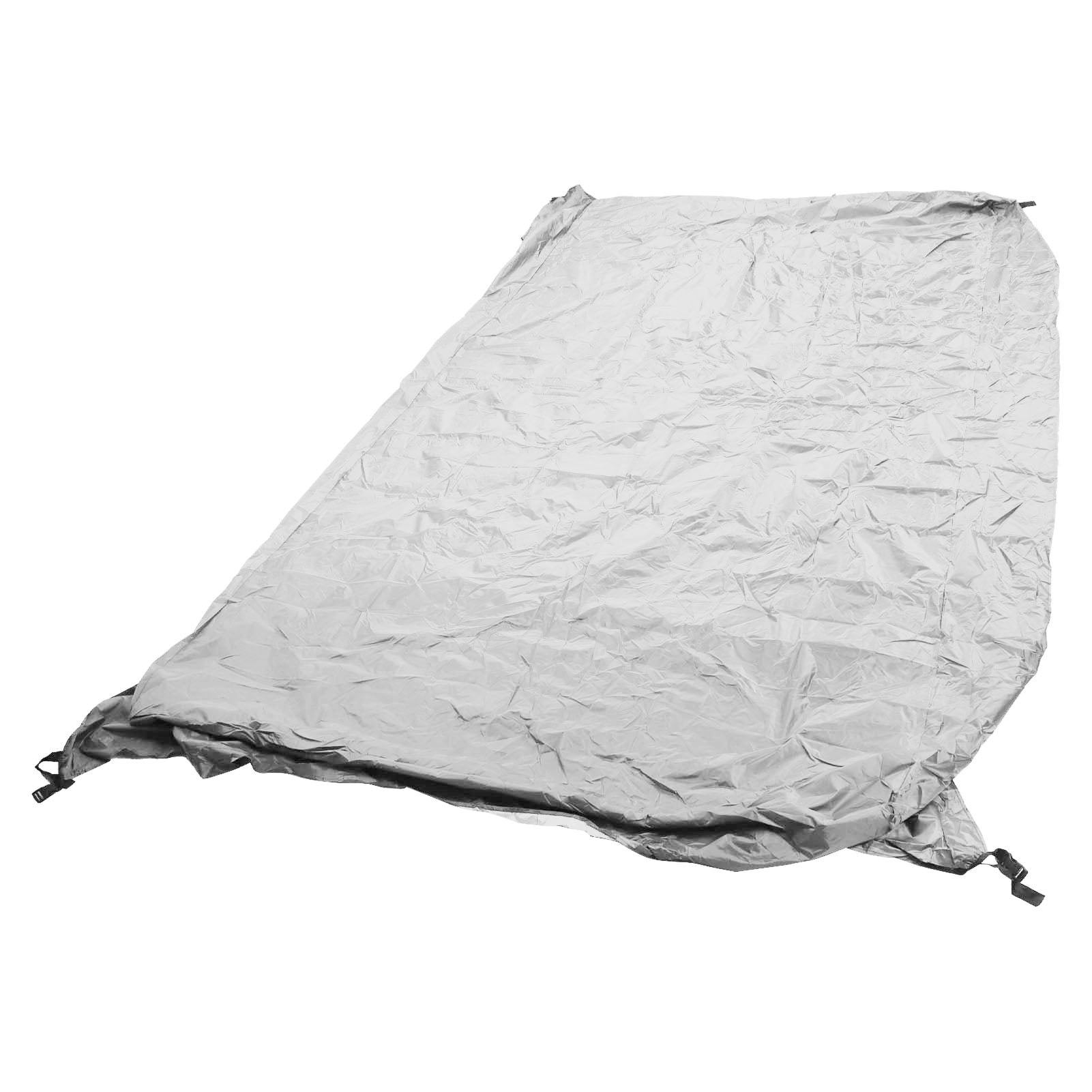 Rupoun Heavy Duty Grey Ping Pong Table Cover, 110x60x28.7 Inches / 280x153x73 cm Waterproof Dustproof Silver Coated Outdoor Table Tennis Table Protector