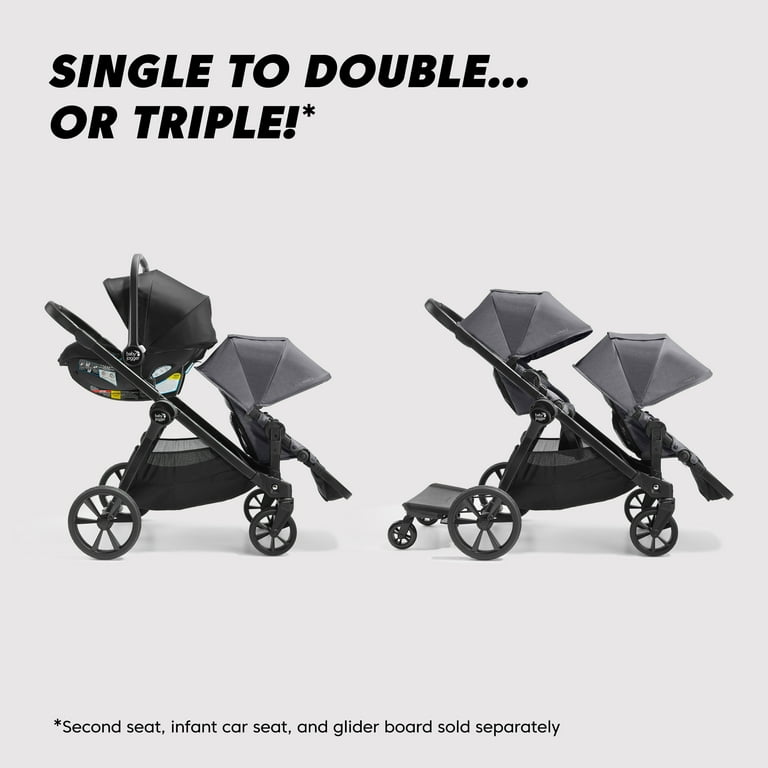 Baby Jogger City Select 2 Single to Double Modular Child Stroller 24 Configurations Radiant Slate Walmart