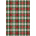 thumbnail image 2 of Addison Rugs Mayfield Premium Machine Washable Transitional Holiday Plaid Emerald Rectangle Rug, 5' x 7'6", 2 of 7