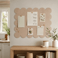 thumbnail image 5 of Thick Scalloped Border Felt Bulletin Board,0.03in, Peel And Stick Rectangular Display Board, Nail Free Wall Decor for Bedroom, Office And Kitchen, 5 of 8