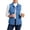 *Blue, variant on VBVC Women's Sleeveless Curved Hem Denim Vest , Button Down Jean Vest For Women, S-2XL