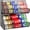 2-Pack Extra Long, variant on Soda Can Organizer Stores Up to 72 Cans, 4-Pack Can Storage Organizer for Pantry Shelves, 4-Tier Kitchen Can Holders with 4 Adjustable Dividers, Wire Drink Organizer for Pantry Cabinet Shelf