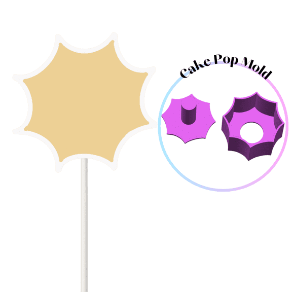 Halloween Spider Web Cake Pop Mold Only