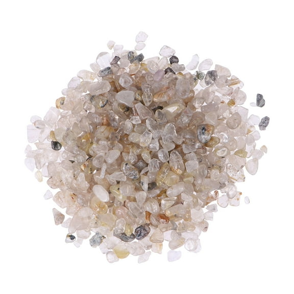 NICEXMAS Decorative Garden Stones Crystal Yellow For Home Indoor Decor 2Pack