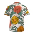 thumbnail image 3 of High Quality Hawaiian Shirts for Men Short Sleeve Aloha Beach Shirt Floral Summer Casual Button Down Shirts Blouses YKULRL, 3 of 7