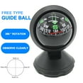 thumbnail image 4 of Car Compass Car Guide Ball Compass Mini Compass Compact Dash Stand Compass Night Vision for Travel Outdoor Survival, 4 of 9