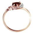 thumbnail image 2 of Galaxy Gold 14K Rose Gold 0.97 CTW Natural Diamonds and Garnet Ring - January Birthstone - Energy & Devotion - Sizes 5.5 to 11 - Fine Jewelry for Women, 2 of 2