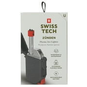 Swiss Tech Rechargeable Waterproof Plasma Arc Lighter, Black, Windproof, 0.33 lbs
