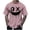Pink T-Shirt, variant on Dagegui Men's Smile Face Graphic T-Shirt Soft Comfy Crewneck Short Sleeve Casual Tee Summer Loose Fit Shirts Streetwear Tops Dark Gray S