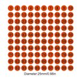 thumbnail image 1 of Lot de 100 Autocollants de Chiffres Consécutifs Utilisation à Long Terme Classification Inventaire Rangement Fait Main Fournitures d'Organisation Décalcomanies Noir sur Rouge type 4, 1 of 6