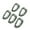Green, variant on 5Pcs Quick Releases Carabiner Clip Outdoor Secure Keychain Climbing Hook Set