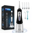 thumbnail image 1 of HLONK Hydropulseurs pour le Nettoyage des Dents 6 Modes 6 Embouts et Étui de Rangement Hydropulseurs Dentaires Sans Fil 320 ml IPX7 Étanches Rechargeables Portables Hydropulseur Électrique Nettoyant pour Voyage H, 1 of 8