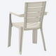 thumbnail image 4 of Set 6 Sillas Plásticas Apariciencia Madera con Brazos Apilables Interior Exterior RIMAX, 4 of 7