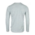 thumbnail image 3 of ZIMEGO Men’s Long Sleeve Layered V-Neck Cuff Hemline Fashion Casual Athletic Henley Shirts Tee, 3 of 6