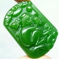 thumbnail image 6 of HOOUN Natural Jade Jasper Stone Amulet Statue Green Pendant Necklace Chinese Zodiac-Horse, 6 of 6