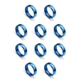 thumbnail image 1 of Qarigey Anillo de banda Unisex aniversario escuela estética mujeres hombres mano joyería noche vacaciones regalos personalizados azul tamaño Type2 NO2, 1 of 6