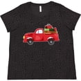 thumbnail image 3 of Inktastic Christmas Red Vintage Truck with Presents Women's Plus Size T-Shirt, 3 of 5
