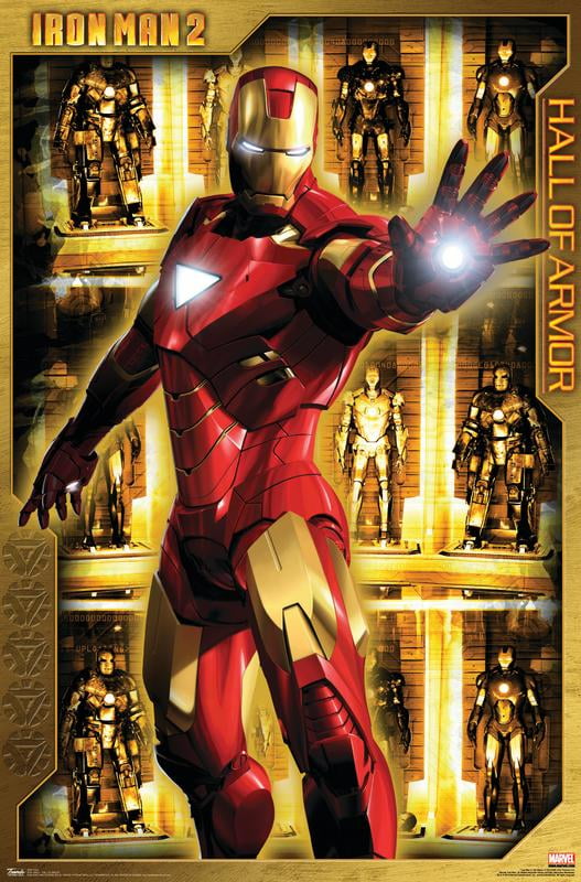 Ver Iron Man 2 Online Gratis Iron Man 2 - Hall of Armor Poster and Poster Mount Bundle - Walmart.com