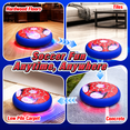 thumbnail image 6 of Aogsiyt 2 Pack Hover Soccer Ball for Kids with LED Lights, Indoor Floating Cool Air Soccer Toy with Soft Foam Bumper, Gift for Boys Girls Ages 3-12, 6 of 8