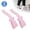Pink, variant on 2Pcs Lazy Shoes Helper for Easy to Wear Shoes,Handled Shoe Horn Shoe Lifting Helper Wear Shoe Helpers, Sock Slider Handled Shoe Horn for Seniors, Elderly, Disabled, Gray