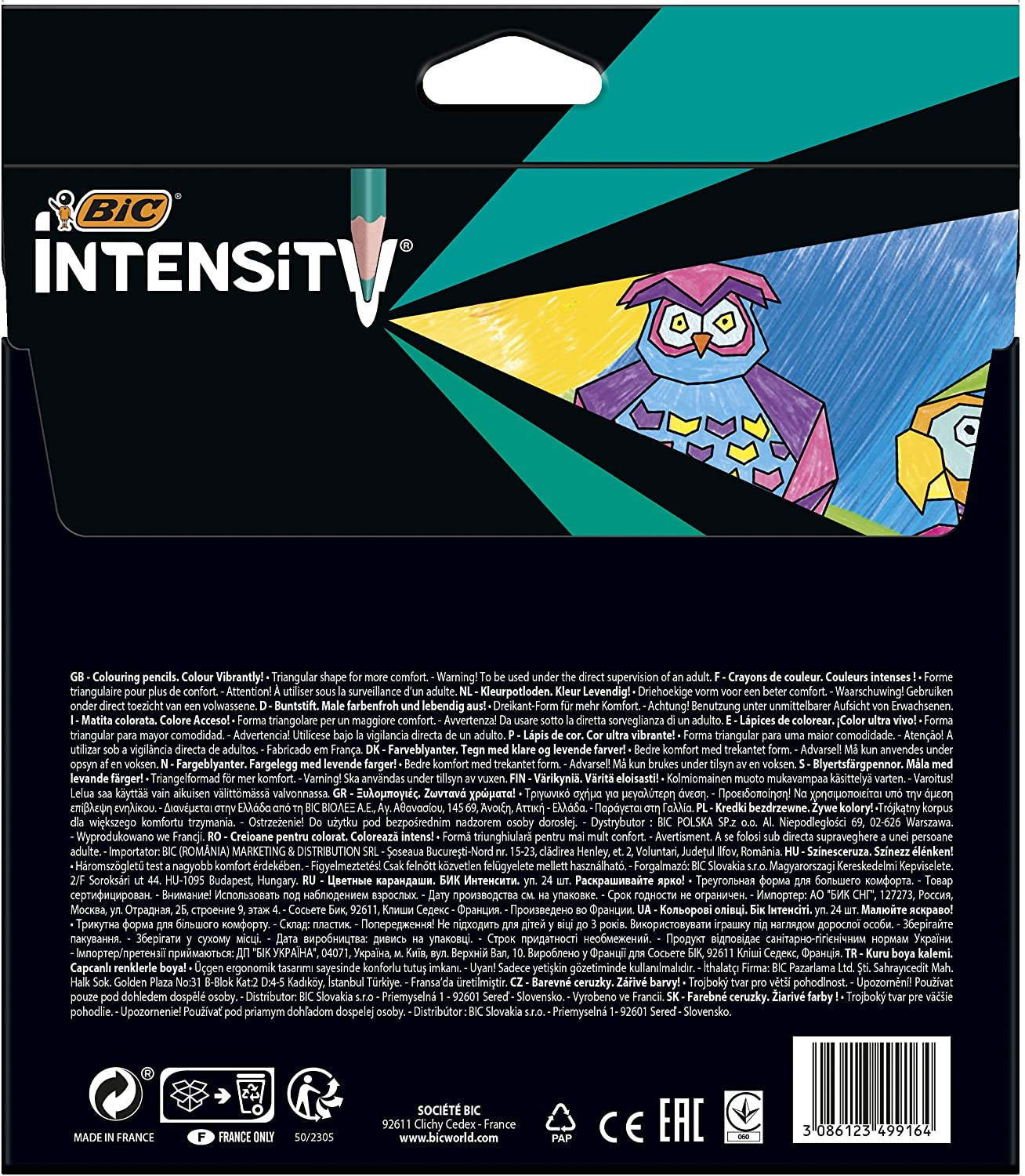 BIC Color Up Colouring Pencils - Assorted Colours, Pack of 24