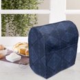 thumbnail image 4 of Navy Blue Lounger Chair Bag, Nautical Colored Continuous Demonstration of Diamond Damask Weaving Patterns, High Capacity Storage with Handle Container, Lounger Size, Indigo, by Ambesonne, 4 of 5